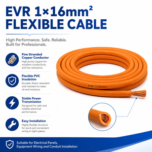 Cavo Inverter Batteria Huaqi Ultra Flessibile <span class=keywords><strong>EVR</strong></span> 1x16mm 4 AWG Monopolare in Rame XLPE per Automotive, Facile Installazione, per Motori Compatti - Product Image 1