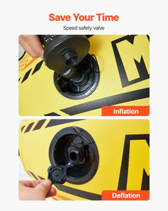 Rope Performance Booster Ball Thickened PVC <b>Inflatable</b> Water Sports Tow Rope High Tensile Strength Safety Valve for Children - Product Image 5