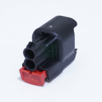 Connecteurs de véhicule étanches à 2 broches pour capteur de stationnement automatique inversé 34062-0028 avec contact en laiton et boîtier en nylon