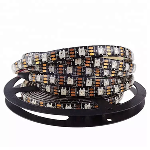 Bande LED RGBIC adressable 5V WS2812 Pixels haute densité 30/60/144 LEDs/<span class=keywords><strong>m</strong></span> W12812B IP20 IP67 12mm Bande LED à contrôle intelligent - Product Image 2