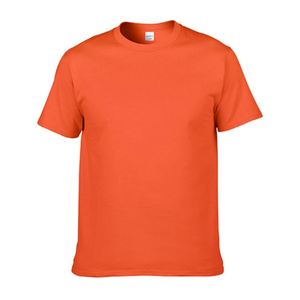 OEM Color Size Crew Neck 100% Cotton Men's T-<b>Shirts</b> Short Sleeve Inner Wear for Daily Comfort Breathable - Product Image 1