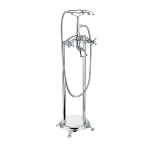 Taphome Classica Free Standing Vasca Da Bagno Rubinetti In Ottone Vasca Da Bagno Miscelatori Doccia Oro Rubinetto Del Bagno Pavimento Montato Doppio Manico Rubinetti - Product Image 2