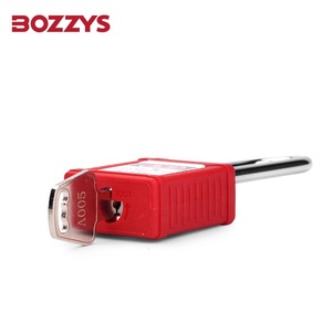 BOZZYS OEM rouge 6.2*76MM manille en acier inoxydable cadenas de verrouillage de sécurité adapté aux équipements industriels - Product Image 6