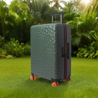 Valise à roulettes PC de luxe à logo personnalisé avec poignée fixe Sac de voyage cabine écologique en polyester léger