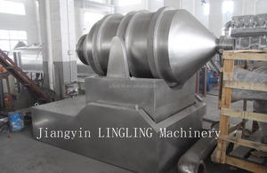 EYH Industrial Food Grade 2D Drum Rotary Batch motion Mixer macchina per granuli di polvere secca - Product Image 3