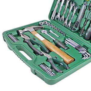 Juego <span class=keywords><strong>de</strong></span> Herramientas Manuales Portátil <span class=keywords><strong>de</strong></span> 61 Piezas con Estuche Rígido, Juego Combinado <span class=keywords><strong>de</strong></span> Regalo para el Hogar, Acero al Vanadio Luo - Product Image 4