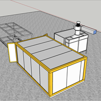 Ligne de production automatique de pulvérisation de poudre en ligne, compatible avec plusieurs matériaux, pompe contrôlée par PLC, composants mixtes acier-aluminium