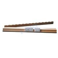 MALADA Support de Mahjong en Bois Fait Main, 4 Pièces/Ensemble, pour Plateau de Mahjong Américain, Support de Table pour Divertissement, Modèle Scallop