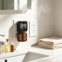 Diffuseur d'arômes d'huiles essentielles sans eau à fixation murale, contrôle par application, silencieux, pour la maison, diffuseur de parfum à brancher