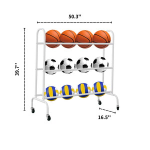 Carro rodante de baloncesto para transportar equipos y accesorios - Product Image 3