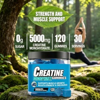 LUVVITA Gummies de créatine personnalisés en gros pour la nutrition sportive – Favorise la croissance musculaire, augmente la force et l'endurance – Soins de santé pour adultes