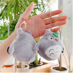 12cm <span class=keywords><strong>Totoro</strong></span> Plüschfigur Kleiner Anhänger Japanisches Plüschtier Katzenfigur Großhandel Schlüsselanhänger Greifpuppe - Product Image 6