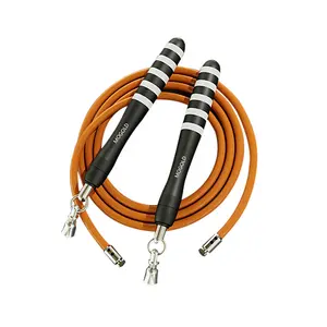 EU Warehouse Adjustable Heavy Boxing Jump Rope Custom Logo Equipped Different Weights Skipping rope for building strength