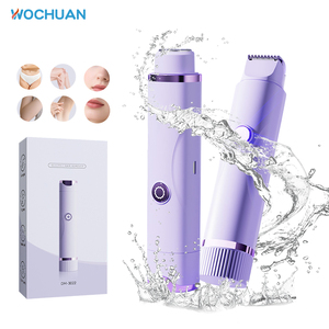 Wochuan nouvelle sécurité électrique rasage femmes <span class=keywords><strong>visage</strong></span> rasoirs Bikini corps tondeuse électrique épilateur <span class=keywords><strong>rasoir</strong></span> Machine <span class=keywords><strong>pour</strong></span> femmes - Product Image 1