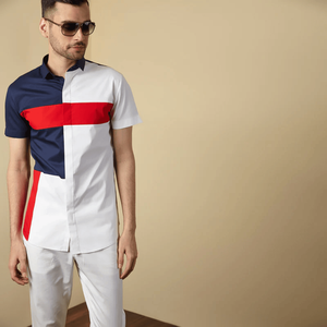 Automne hommes lin/coton solide chemise décontractée pour col bouton manches longues respirant séchage rapide nouvelles vacances vente chaude bon - Product Image 1