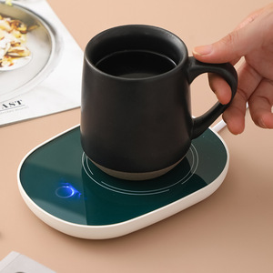 Custom Made 55 Degree Constant Temperature Heated Coaster <b>USB</b> Power Intelligent <b>Control</b> For Home Use - Product Image 2