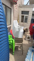 Chaise d'étudiant en plastique avec tablette d'écriture latérale, chaise de bureau scolaire monobloc moulée pour salle de classe et formation, empilable