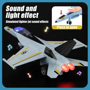 Moulé sous pression en alliage métal 3D Fighter <span class=keywords><strong>F18</strong></span> modèle son et lumière Pullback Aviation militaire Simulation avion modèle avions jouets - Product Image 4