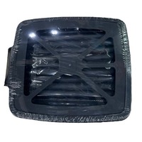 Cubo de Basura de Plástico para Exteriores y Hogar, Gran Capacidad de Más de 12L, Plegable, Altura Ajustable, Soporte para Cubo de Basura