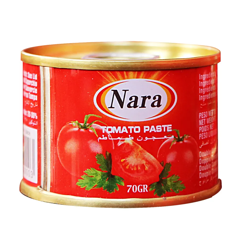 NARA marque double concentre de tomate en conserve la pate de tomate 70G