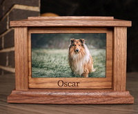 Urna de Madera para Mascotas Directo de Fábrica |   Lugar de Descanso Digno con Textura Natural para Mascotas Queridas, Ecológico y Biodegradable