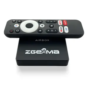 Reproductor de medios de transmisión remota 4K Android TV BOX con dispositivo de transmisión en línea Appstore ZGEMMA AIRBOX