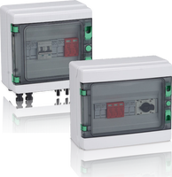 Boîtier de combinateur solaire à vente directe d'usine, 4 entrées 1 sortie, protection IP65, 500V/1000VDC, boîtier de contrôle de réseau photovoltaïque