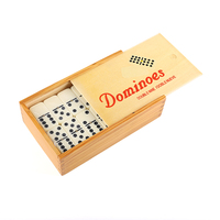 Jeu de divertissement d'intérieur personnalisé, 28 sets de double 9 domines