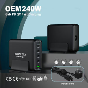 <span class=keywords><strong>Cargador</strong></span> Rápido Universal Inteligente PD3.1 de 240W, <span class=keywords><strong>Cargador</strong></span> Tipo C <span class=keywords><strong>Original</strong></span> para Teléfono y Portátil, Gan 240W USB C para <span class=keywords><strong>iPhone</strong></span>, <span class=keywords><strong>Apple</strong></span>, Samsung, LG - Product Image 1