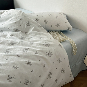 Parure de lit 4 pièces en jacquard teint en fil, 200 fils/cm², luxe moderne, épaisse, douce et respirante, qualité supérieure pour la maison et l'hôtel - Product Image 5