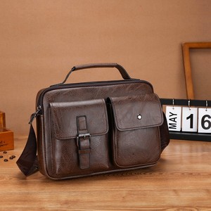 Durable Lightweight Vintage Crossbody <b>Bags</b> High Quality Male Package PU Leather Handbag Capacity Men Messenger <b>Bags</b> - Product Image 4