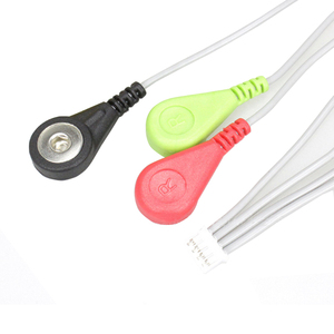 2.35mm Safety-Plug with Standard 2mm Pins Connectors TENS Electrode Leads Wires/Cables - Product Image 2