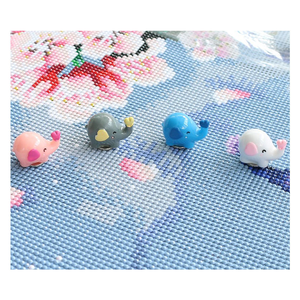 โรงงานขายส่งสินค้าใหม่ แม่เหล็กแรงสูง ลายการ์ตูนรูปช้าง อุปกรณ์แม่เหล็กสำหรับงานเพชรเพ้นท์ - Product Image 1