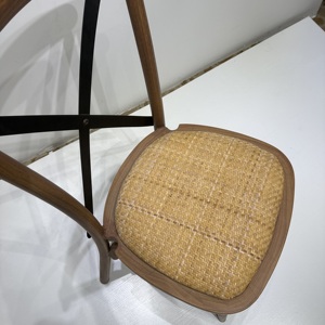 <span class=keywords><strong>Sedia</strong></span> Cross Back in Metallo e Acciaio di Alta Qualità, Impilabile, con Cuscino in Rattan, <span class=keywords><strong>per</strong></span> Matrimoni e Feste, Vendita all'Ingrosso - Product Image 5