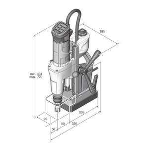 FEIN - 72732661000 KBM 65 UQW-Unité de perçage de métal 1300W jusqu'à 65mm-en boîtier-EAN 4014586897622 WIRED POWER TOOLS - Product Image 4