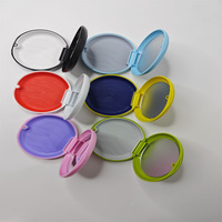Boîte de prothèse dentaire orthodontique portable avec étui miroir de nouvelle conception et tampon en caoutchouc de silicone pour un usage domestique
