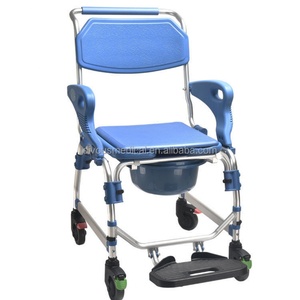 Portable Medical Wheelchair Elderly Patient Toilet <b>Chair</b> <b>Commode</b> <b>Chair</b> for Disabled People - Product Image 2