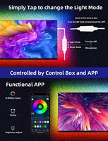 Controlador LED Inteligente con Control Remoto de 24 Teclas y Control por Aplicación, 5V USB WS2812B WS2811 SPI RGB Dream Color, para Tira de Luces LED Direccionables por Píxeles