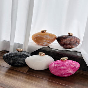 2025 nuova borsa da sera borsa da donna moda moda acrilico borsa ellittica <span class=keywords><strong>tracolla</strong></span> <span class=keywords><strong>tracolla</strong></span> a catena - Product Image 2