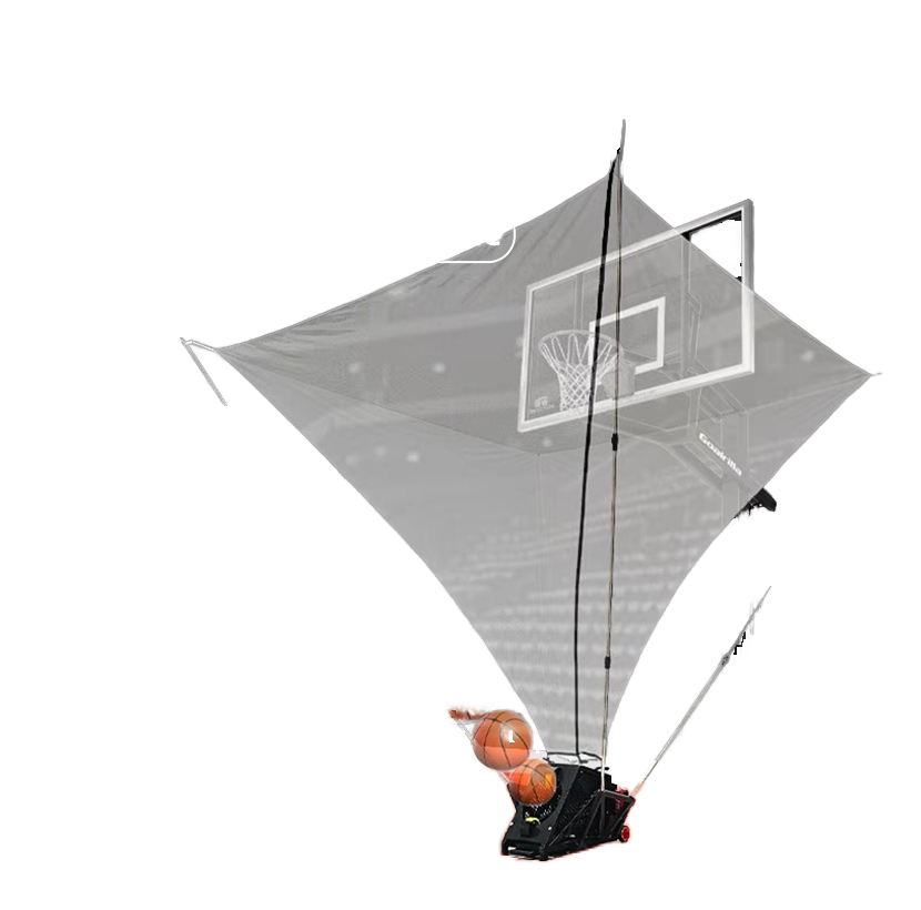 Automatic Basketball Return Machine Portable Rebounder for Home Gym or Driveway