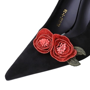 Zapatos Unisex de Tacón Bajo con Punta en Pico, de Cuero Vacuno Calado, Estilo Moderno 2026, Cómodos - Product Image 4