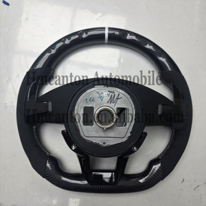 Produit neuf, précision optimale, fibre de carbone, suède pour volant Mercedes Benz W177 W213 W204 W205 W211 C257 AMG - Product Image 4