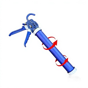 Pistolet de calfeutrage manuel sans fil Santwell en alliage d'aluminium OEM, poignée pistolet, distributeur de mastic 10oz/20oz, tige lisse, usage industriel - Product Image 4
