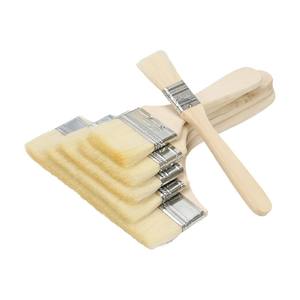 Pinceau industriel à poils naturels doux et fibres synthétiques pour peinture murale, colle pour <span class=keywords><strong>barbecue</strong></span>, nettoyage domestique, manche en bois/plastique - Product Image 2