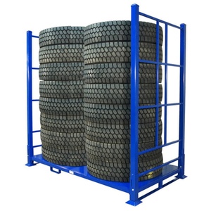 Có thể điều chỉnh kho xếp chồng Kệ thép Pallet lốp giá lốp hiển thị lưu trữ xếp chồng xe tải lốp xếp chồng kệ - Product Image 1