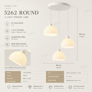 Lámpara Colgante de Cristal Plegado de Lujo, Iluminación Suave <span class=keywords><strong>y</strong></span> Uniforme, Diseño Clásico Minimalista para Cafetería, <span class=keywords><strong>Bistro</strong></span>, Comedor - Product Image 3
