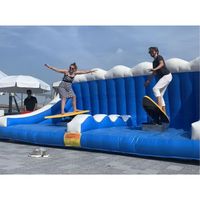 Nouvelle planche de surf mécanique gonflable double extérieure simulateur de surf jeu de matelas jeux de plein air équipement de terrain de jeu