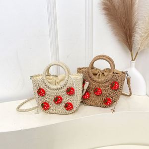 Nouveau Sac à Main Tricoté pour Femme, Porté Épaule, Design Panier de Légumes Haut de Gamme, Idéal pour Employées de Bureau et Plage, en Polyester - Product Image 4