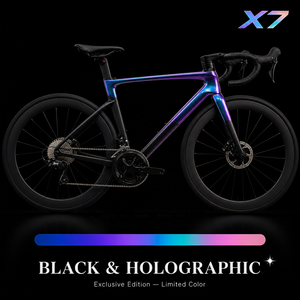 Vélo de course sur route 700C ES7000 14 vitesses avec freins à disque hydrauliques sans fil et jeu de roues en carbone pour la compétition de sprint sur asphalte à grande vitesse - Product Image 1