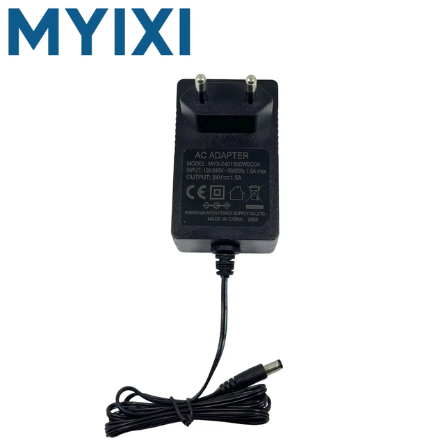 MYIXI AC DC-Adapter 20V 1500mA 12V 2.5A 30W Plug in PC Material Power Supply for LED Hair Dryer